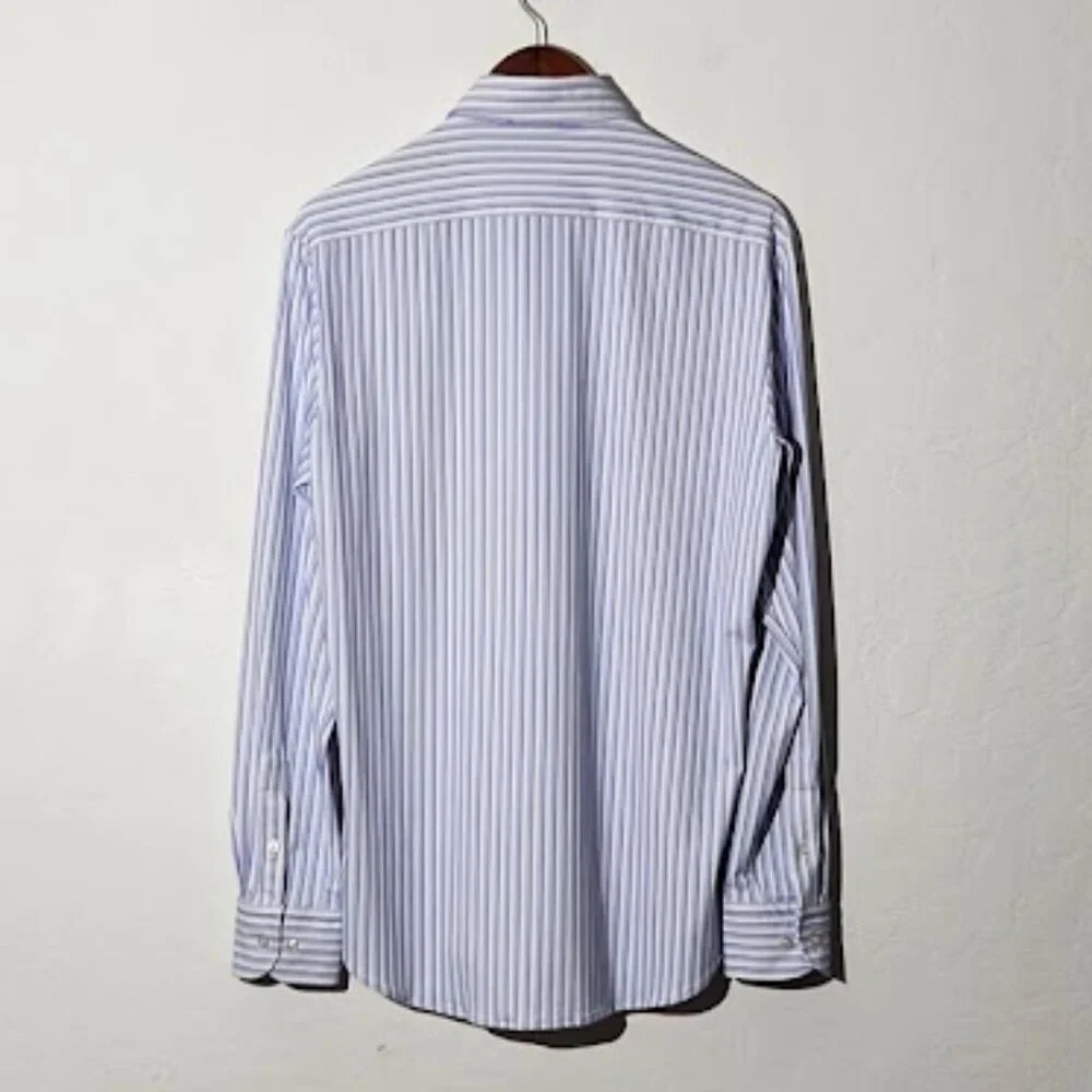 Paul & Shark Travel Men's Long Sleeve Button-Down Shirt Size Large